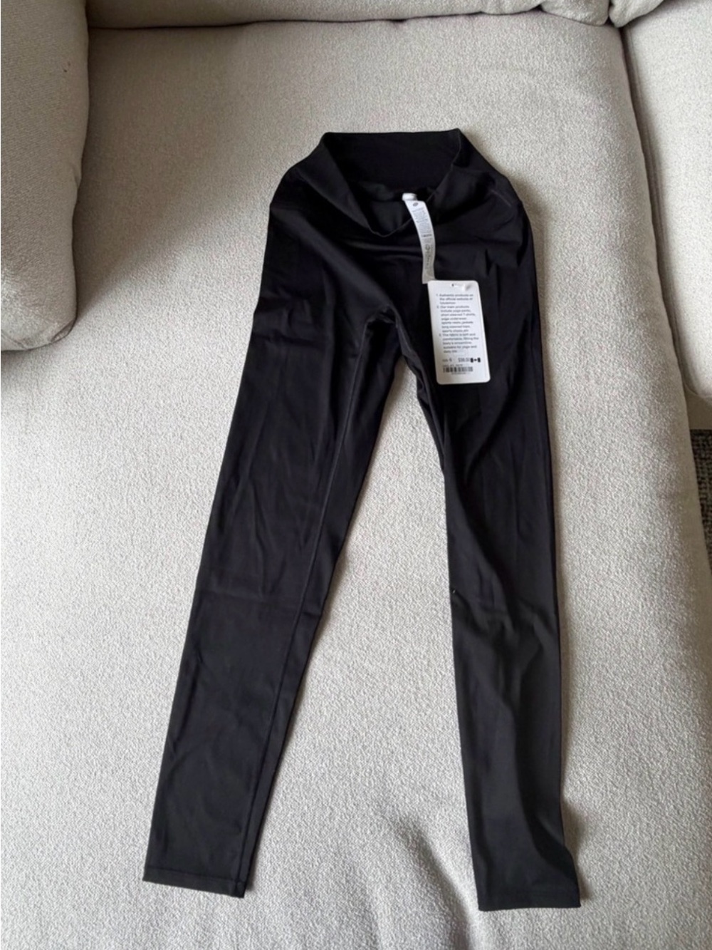 Lululemon Define Cropped Jacket Nulu Black Gold Zip & Leggings Set Size 6 NWT - Picture 4 of 7
